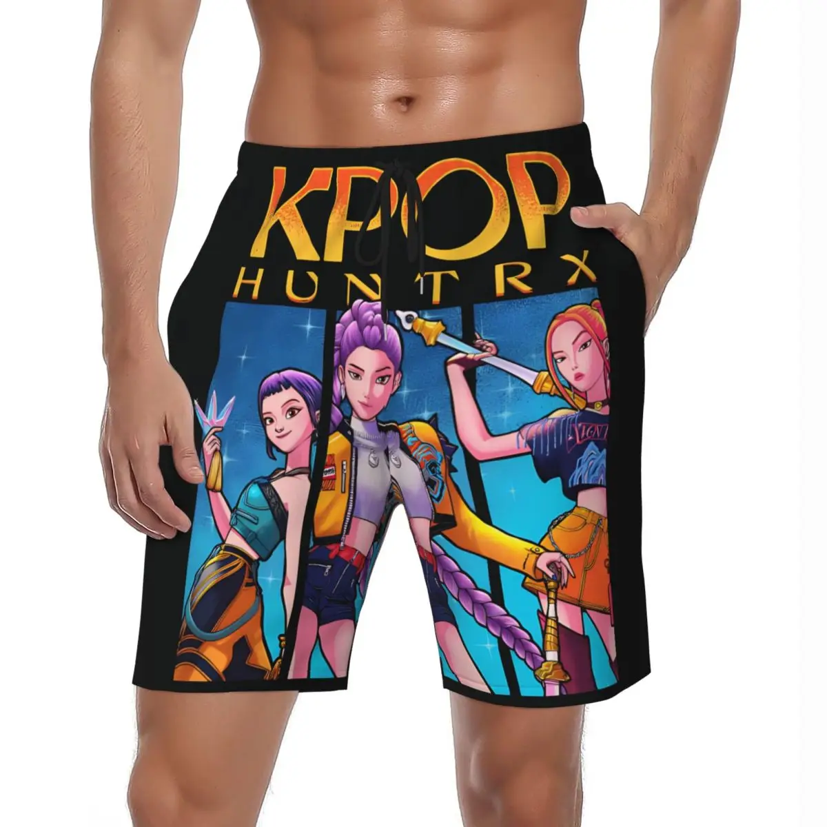 Huntrix Girl Band Kpop Style Board Shorts Летние спортивные пляжные шорты Мужские быстросохнущие плавки Y2K с забавным дизайном размера плюс
Huntrix Girl Band Kpop Style Board Shorts Летние спортивные пляжные шорты Мужские быстросохнущие плавки Y2K с забавным дизайном размера плюс