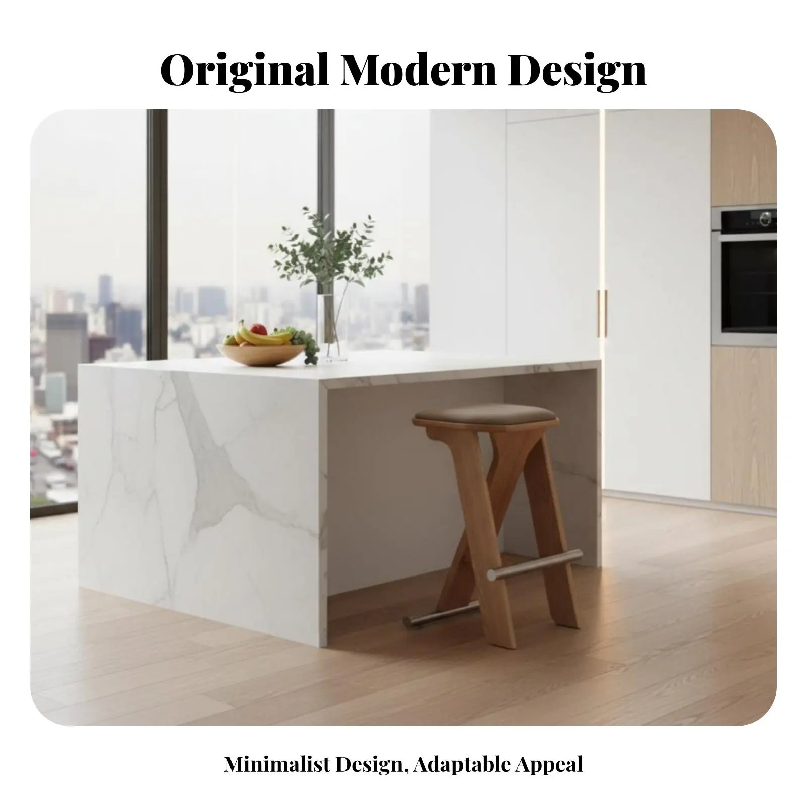 Double-Rail Counter Seat Original Design Bar Chair Easy to Clean Ergonomic Backrest for Restaurant, Cafe
Double-Rail Counter Seat Original Design Bar Chair Easy to Clean Ergonomic Backrest for Restaurant, Cafe