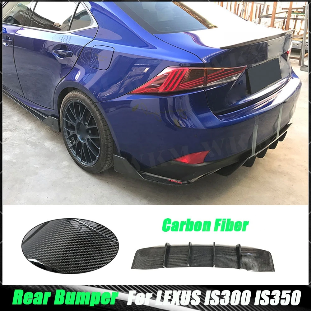 Carbon Fiber Rear Bumper Lip Diffuser Protector Splittes for LEXUS IS300 IS350 IS F Sport Sedan 4 Door 2017-2019 FRP Body Kits
Carbon Fiber Rear Bumper Lip Diffuser Protector Splittes for LEXUS IS300 IS350 IS F Sport Sedan 4 Door 2017-2019 FRP Body Kits