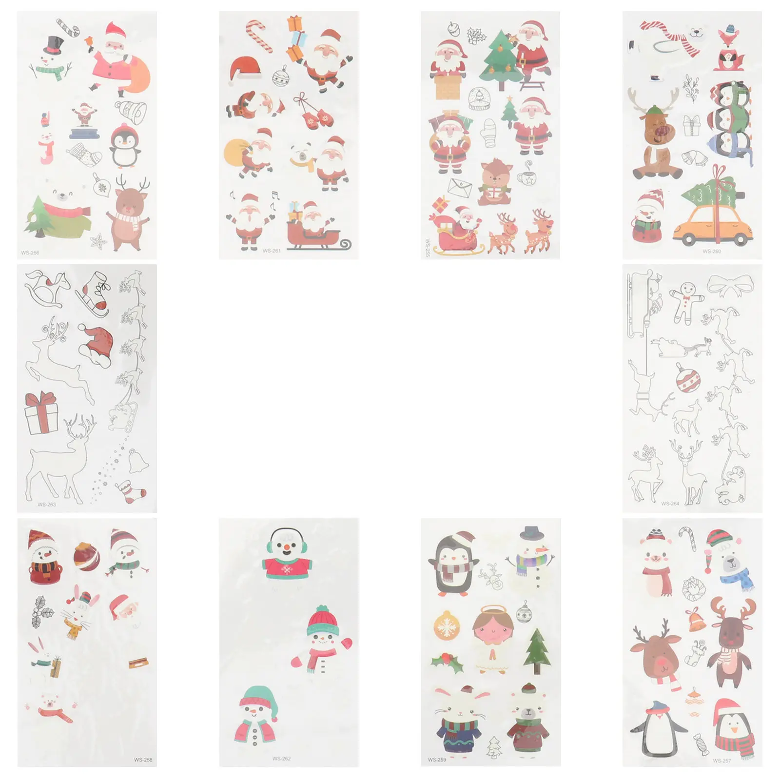 10 Sheets Glow Waterproof Luminous Temporary Tattoos Stickers Christmas Tattoos Stickers Christmas Decals Paper Fake Body
10 Sheets Glow Waterproof Luminous Temporary Tattoos Stickers Christmas Tattoos Stickers Christmas Decals Paper Fake Body