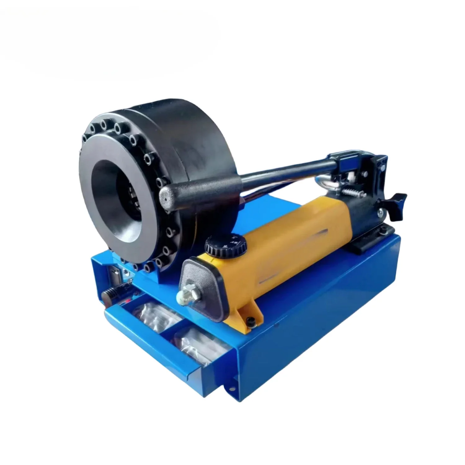 Factory Direct Sale P16hp Large Diameter Manual Hydraulic Hose Crimping Machine Portable Hose Crimper Hose Press
Factory Direct Sale P16hp Large Diameter Manual Hydraulic Hose Crimping Machine Portable Hose Crimper Hose Press