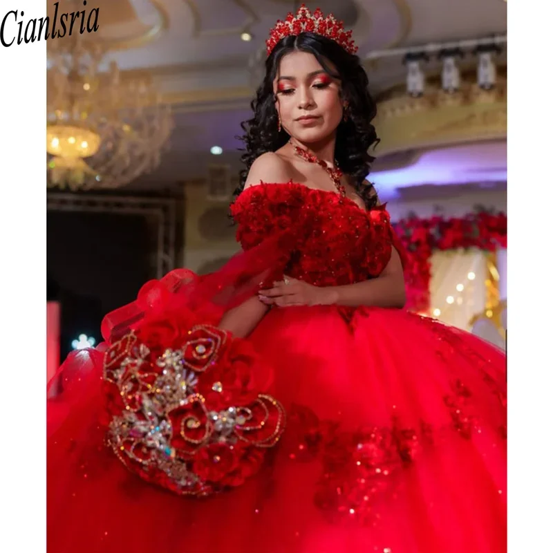 Red Ball Gown Quinceanera Dresses Meninas de 15 Anos Lace Ballkleid Party Gowns Custom Party Dresses
Red Ball Gown Quinceanera Dresses Meninas de 15 Anos Lace Ballkleid Party Gowns Custom Party Dresses