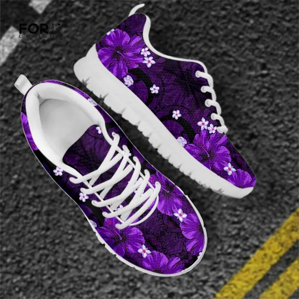 Polynesian Tribal Hibiscus Purple Women Sneakers Casual Flats Autumn Winter Ladies AF Mesh Shoes For Tee Girls
Polynesian Tribal Hibiscus Purple Women Sneakers Casual Flats Autumn Winter Ladies AF Mesh Shoes For Tee Girls