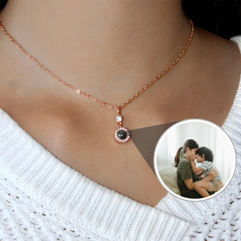 DHQH Customized Photo Projection Necklace Personalized Picture Projection Pendant Customized Projection Jewelry Necklace Gift
DHQH Customized Photo Projection Necklace Personalized Picture Projection Pendant Customized Projection Jewelry Necklace Gift