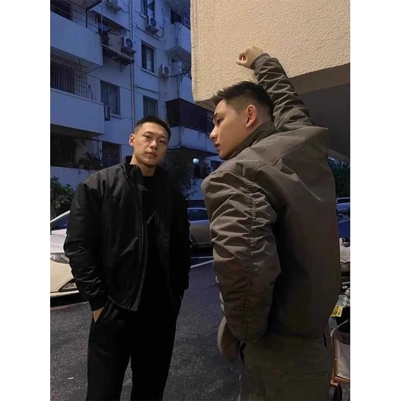 American Retro Men's Workwear Jaet Flight Stand Collar Tee-Proof Spring Autumn High-End Feeling Cool Flight Jaet
American Retro Men's Workwear Jaet Flight Stand Collar Tee-Proof Spring Autumn High-End Feeling Cool Flight Jaet