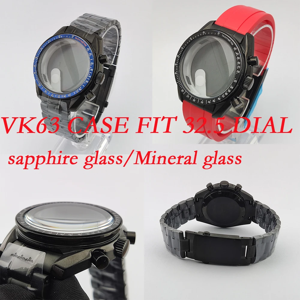 39.7mm watch metal case FIT VK63 movement case watch accessories suitable for 20mm strap vK63 dial fit 32.5mm sapphire glass
39.7mm watch metal case FIT VK63 movement case watch accessories suitable for 20mm strap vK63 dial fit 32.5mm sapphire glass