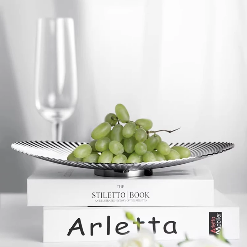 Stainless Steel Dinner Plate Luxury Decorative Tray Dinner Dish Food Plates Fruit Bowl Tray for Kitchen Home Decora Table
Stainless Steel Dinner Plate Luxury Decorative Tray Dinner Dish Food Plates Fruit Bowl Tray for Kitchen Home Decora Table
