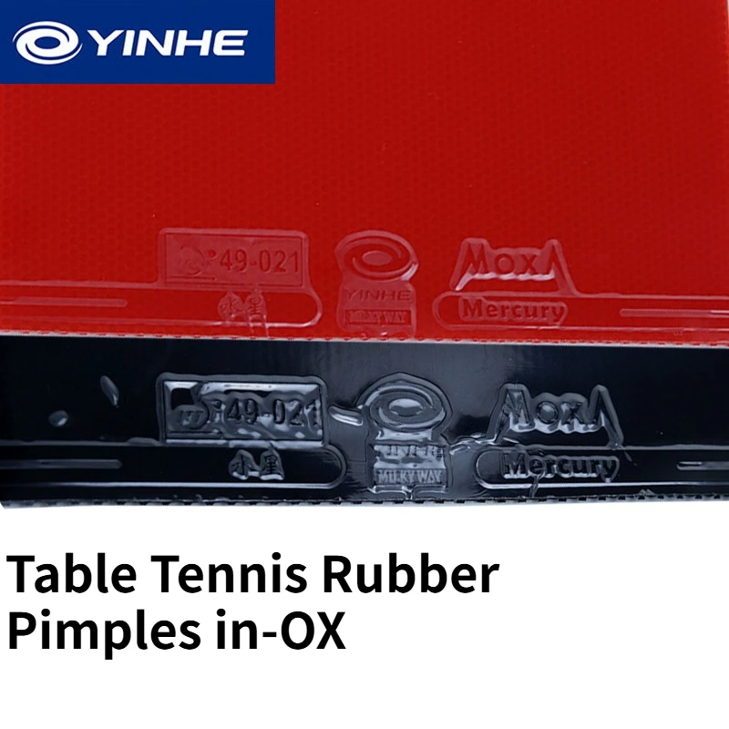 YINHE Mercury OX Table Tennis Rubber Pimples in without Sponge PingPong Rubber for Beginner Black Red Professional Single Rubber
YINHE Mercury OX Table Tennis Rubber Pimples in without Sponge PingPong Rubber for Beginner Black Red Professional Single Rubber