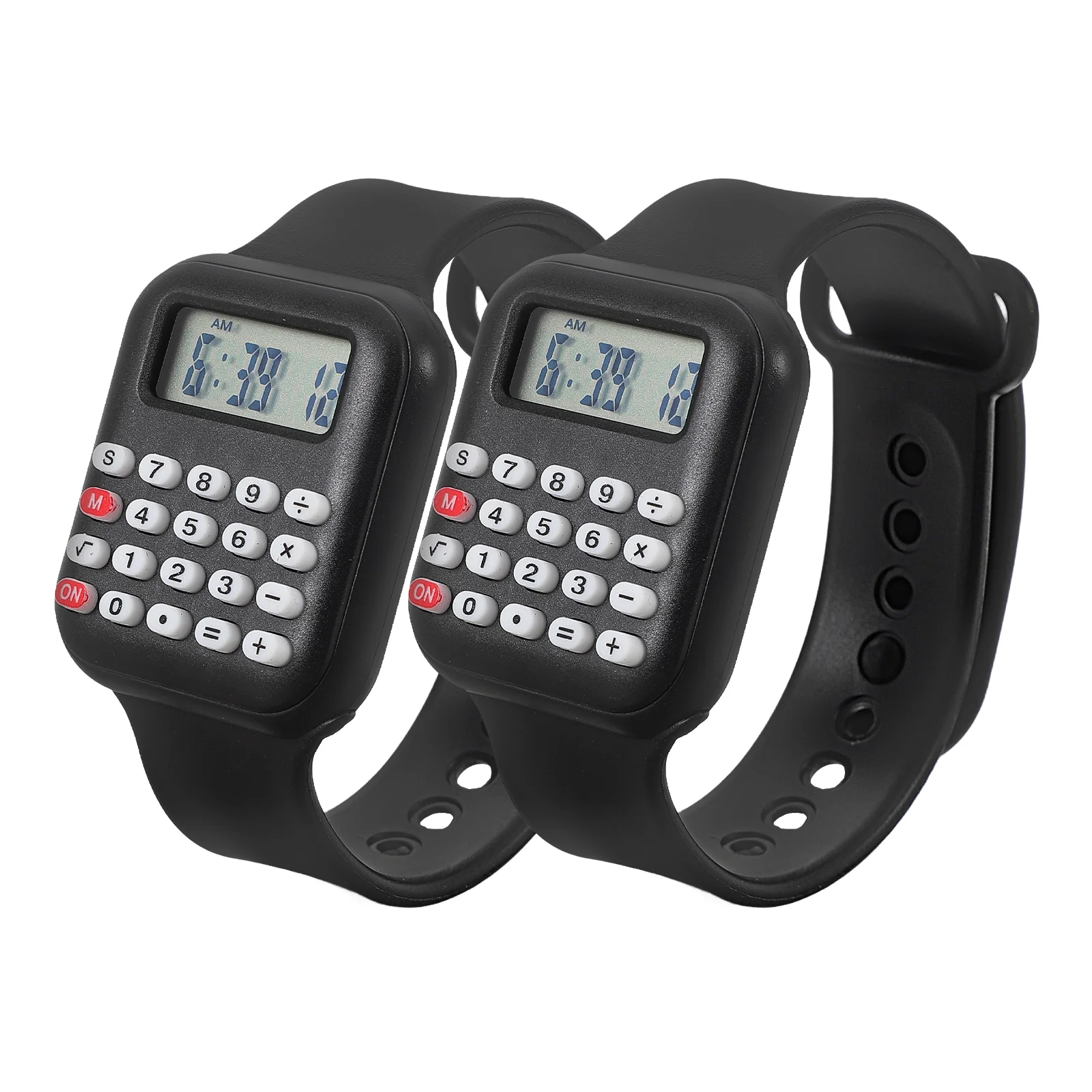 2pcs Calculator Watch for Kids Portable Multifunctional Math Learning Tool Lightweight Design Toddler Watches
2pcs Calculator Watch for Kids Portable Multifunctional Math Learning Tool Lightweight Design Toddler Watches