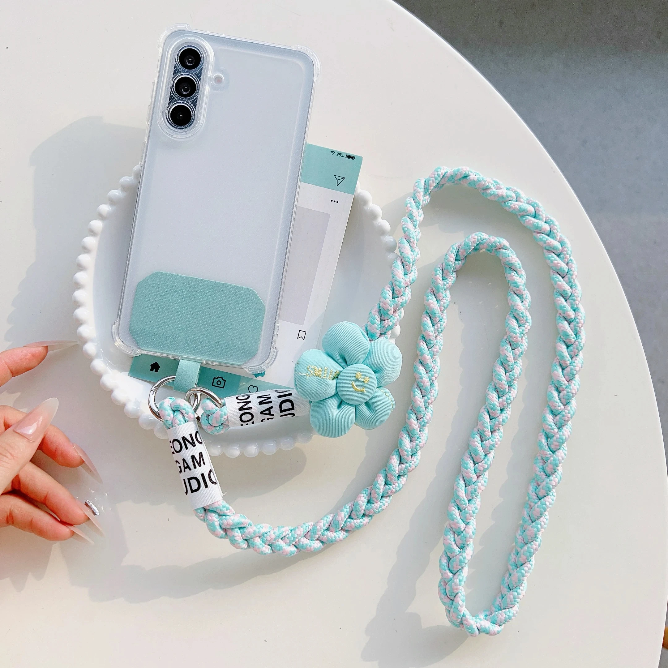 Women's Crossbody Cell Phone Neck Straps Mobile Phone Lanyard Belts Woven Hanging Ornaments Anti Loss Lanyards
Women's Crossbody Cell Phone Neck Straps Mobile Phone Lanyard Belts Woven Hanging Ornaments Anti Loss Lanyards