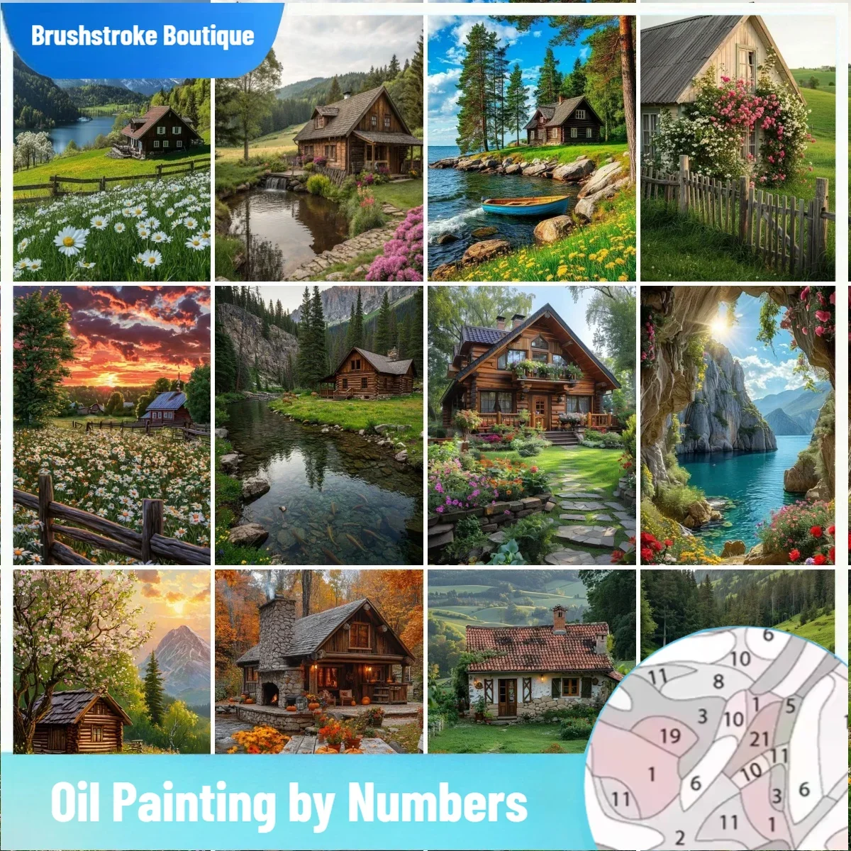 Brushstroke DIY Digital Oil Painting Beautiful Scenery Colorful Hand-painted Adult Gift Suitable for Birthday Gifts Home Wall De
Brushstroke DIY Digital Oil Painting Beautiful Scenery Colorful Hand-painted Adult Gift Suitable for Birthday Gifts Home Wall De