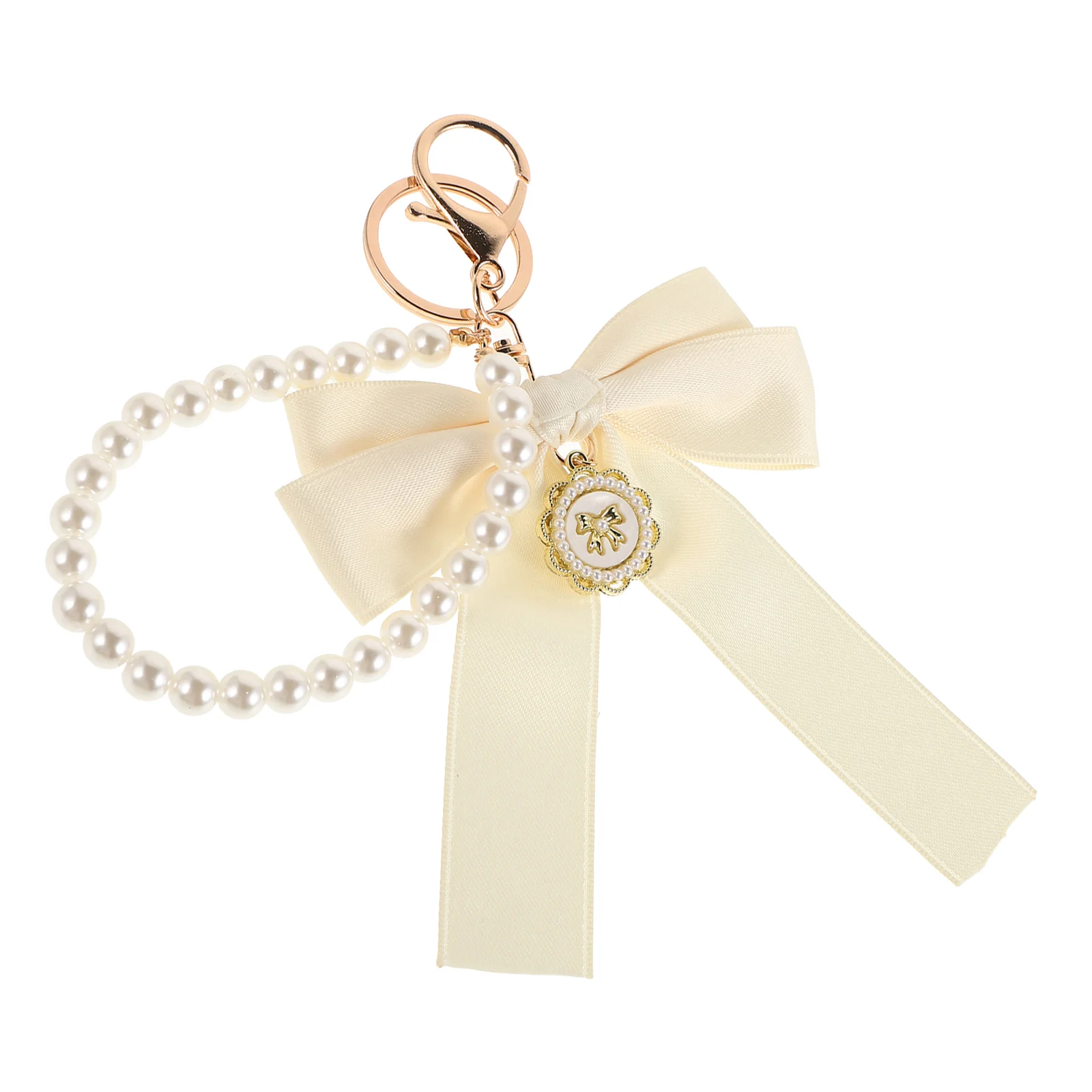 Bow Pendant Beaded Keychain Wristlet Car Hanging Bag Charm Polyester Backpack Bowknot Keyring
Bow Pendant Beaded Keychain Wristlet Car Hanging Bag Charm Polyester Backpack Bowknot Keyring