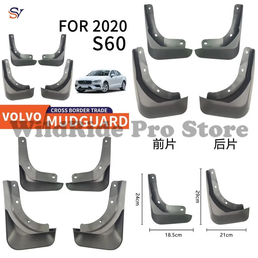 Front & Rear Easy Installation Protection Fender Mud Flaps for 2020-2024 Volvo S60 Car Tires Made of Soft PP Rubber Material
Front & Rear Easy Installation Protection Fender Mud Flaps for 2020-2024 Volvo S60 Car Tires Made of Soft PP Rubber Material