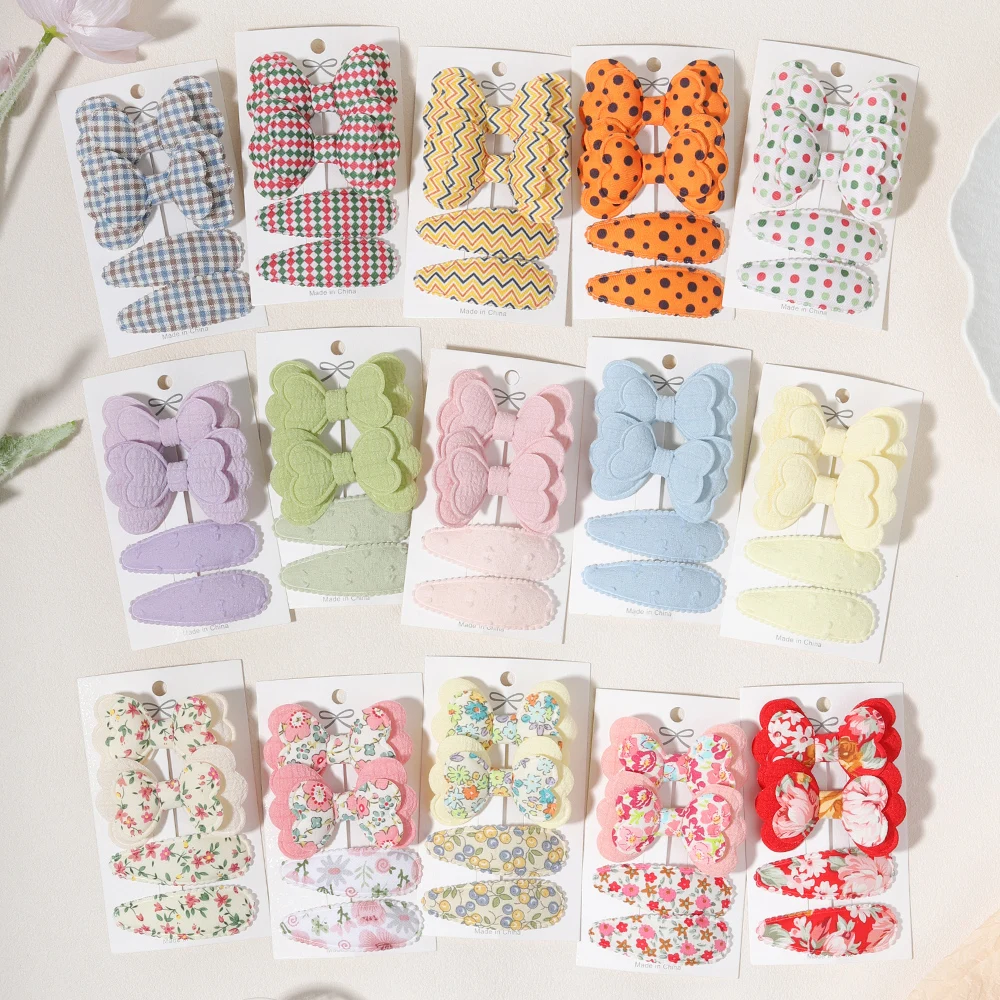 4pcs 2026 New Girls Bow Hair Clips Various Styles Solid Candy Colors Floral Decoration Hairpins Headwear Baby Hair Accessories
4pcs 2026 New Girls Bow Hair Clips Various Styles Solid Candy Colors Floral Decoration Hairpins Headwear Baby Hair Accessories