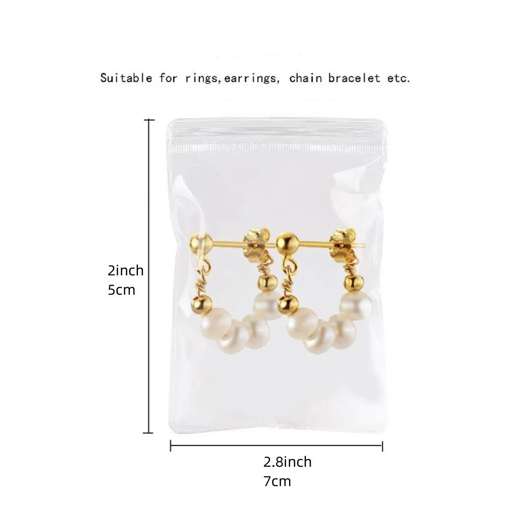 PVC Jewelry Anti-oxidation Storage Bag Earrings Necklace Bracelet Dust-proof Self-sealing Bag Thickened Transparent Sealing Bag
PVC Jewelry Anti-oxidation Storage Bag Earrings Necklace Bracelet Dust-proof Self-sealing Bag Thickened Transparent Sealing Bag