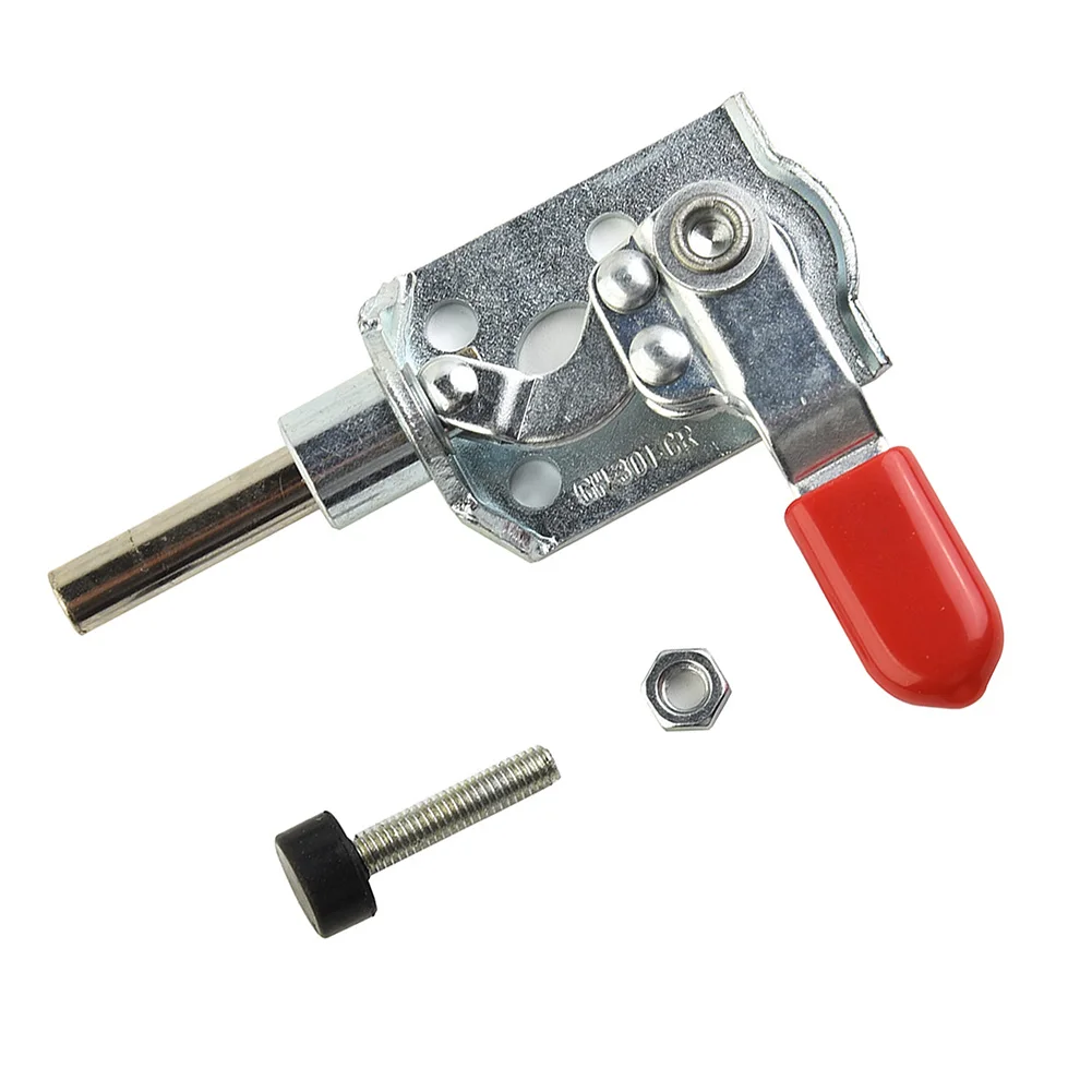 2Pcs GH-301-CR Toggle Clamp Push-pull Vertical Clamp Quick Release 40 Kg Anti Slip Woodworking Assembly Welding Fixing Hand Tool
2Pcs GH-301-CR Toggle Clamp Push-pull Vertical Clamp Quick Release 40 Kg Anti Slip Woodworking Assembly Welding Fixing Hand Tool