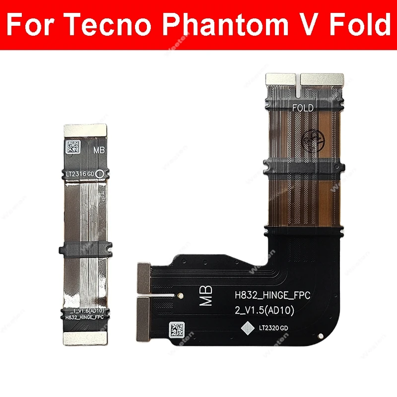 Motherboard LCD Display Screen Connector Flex For Tecno Phantom V Fold AD10 Spin Axis Flex Cable Repair parts
Motherboard LCD Display Screen Connector Flex For Tecno Phantom V Fold AD10 Spin Axis Flex Cable Repair parts