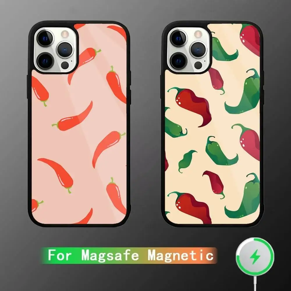 Chili Red Phone Case For iPhone 16,15,14,13,12,11,Pro,Max,Plus,Mini,SE New Magsafe Magnetic Wireless Charging
Chili Red Phone Case For iPhone 16,15,14,13,12,11,Pro,Max,Plus,Mini,SE New Magsafe Magnetic Wireless Charging