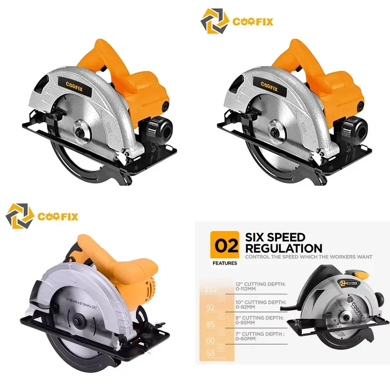 【CHIMU HOME】 1380W 185mm Corded Circular Saw for Wood Cutting
【CHIMU HOME】 1380W 185mm Corded Circular Saw for Wood Cutting