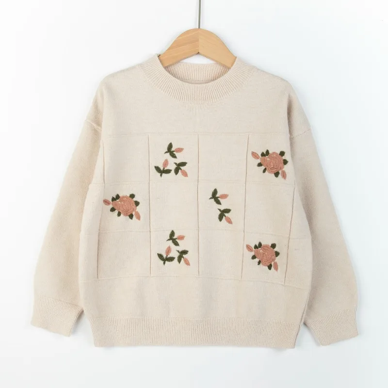 Kids Pullover Sweater Baby Girls Knitted Pullover Casual Loose Pullover Tops Children Clothing 2025 Spring Autumn New
Kids Pullover Sweater Baby Girls Knitted Pullover Casual Loose Pullover Tops Children Clothing 2025 Spring Autumn New