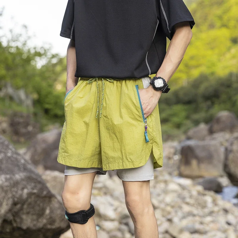 Men's Hiking Shorts, Oversize Loose Wading Shorts for Outdoor Sports Multi-functional Two-way Convertible Quick-Dry Beach Shorts
Men's Hiking Shorts, Oversize Loose Wading Shorts for Outdoor Sports Multi-functional Two-way Convertible Quick-Dry Beach Shorts