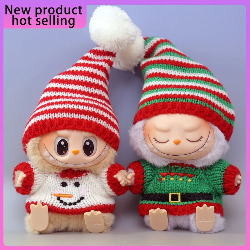 Suitable For Labubu15-17cm First Second Third Generation Universal Cloth Christmas Hat Sweater Set Dolls Clothes Gift Accessorie
Suitable For Labubu15-17cm First Second Third Generation Universal Cloth Christmas Hat Sweater Set Dolls Clothes Gift Accessorie