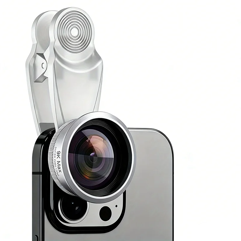Universal Clip 2-in-1 Lens Professional Wide-Angle & Macro HD for iPhone & Android Mobile Phones Live Streaming Tiktok video
Universal Clip 2-in-1 Lens Professional Wide-Angle & Macro HD for iPhone & Android Mobile Phones Live Streaming Tiktok video
