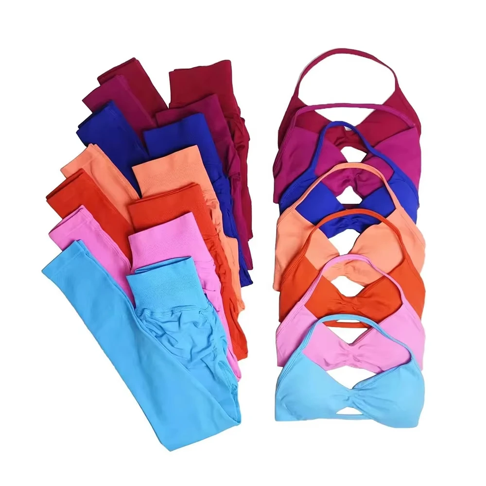 Two-piece Girls' Resistance Training Yoga Pilates Gym Exercise Cycling Sports Set High-elasticity Seamless Set
Two-piece Girls' Resistance Training Yoga Pilates Gym Exercise Cycling Sports Set High-elasticity Seamless Set