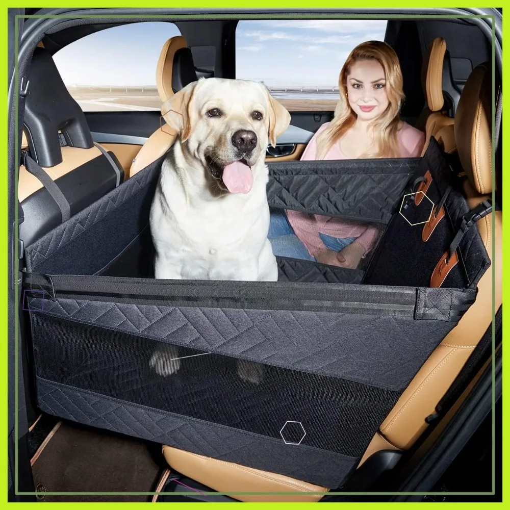 Large Dog Car Seat Back Seat Extender Waterproof Pet Bed Hammock for SUV Truck, Black
Large Dog Car Seat Back Seat Extender Waterproof Pet Bed Hammock for SUV Truck, Black