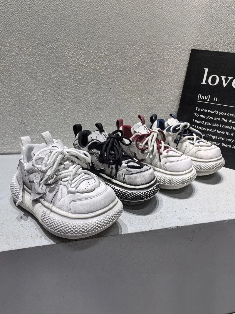 Casual Versatile Men's Shoes 2026 New Style Summer Trendy Dad Sneakers Youth Leisure Sports Flat Laced round Toe Thick Bottom
Casual Versatile Men's Shoes 2026 New Style Summer Trendy Dad Sneakers Youth Leisure Sports Flat Laced round Toe Thick Bottom