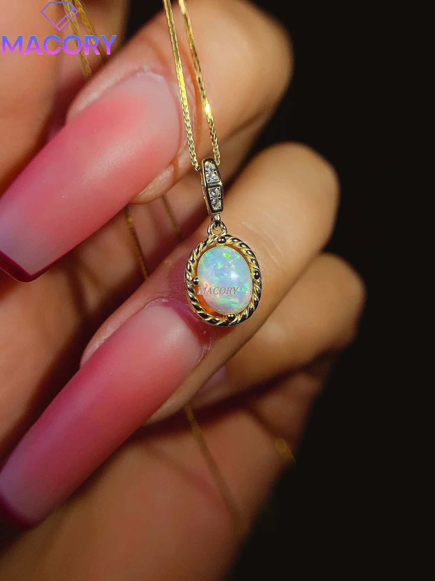 Sterling Silver 925 Natural Opal Necklace Women's Original Jewelry Certification New Fashion Fine Jewelry Accessories
Sterling Silver 925 Natural Opal Necklace Women's Original Jewelry Certification New Fashion Fine Jewelry Accessories