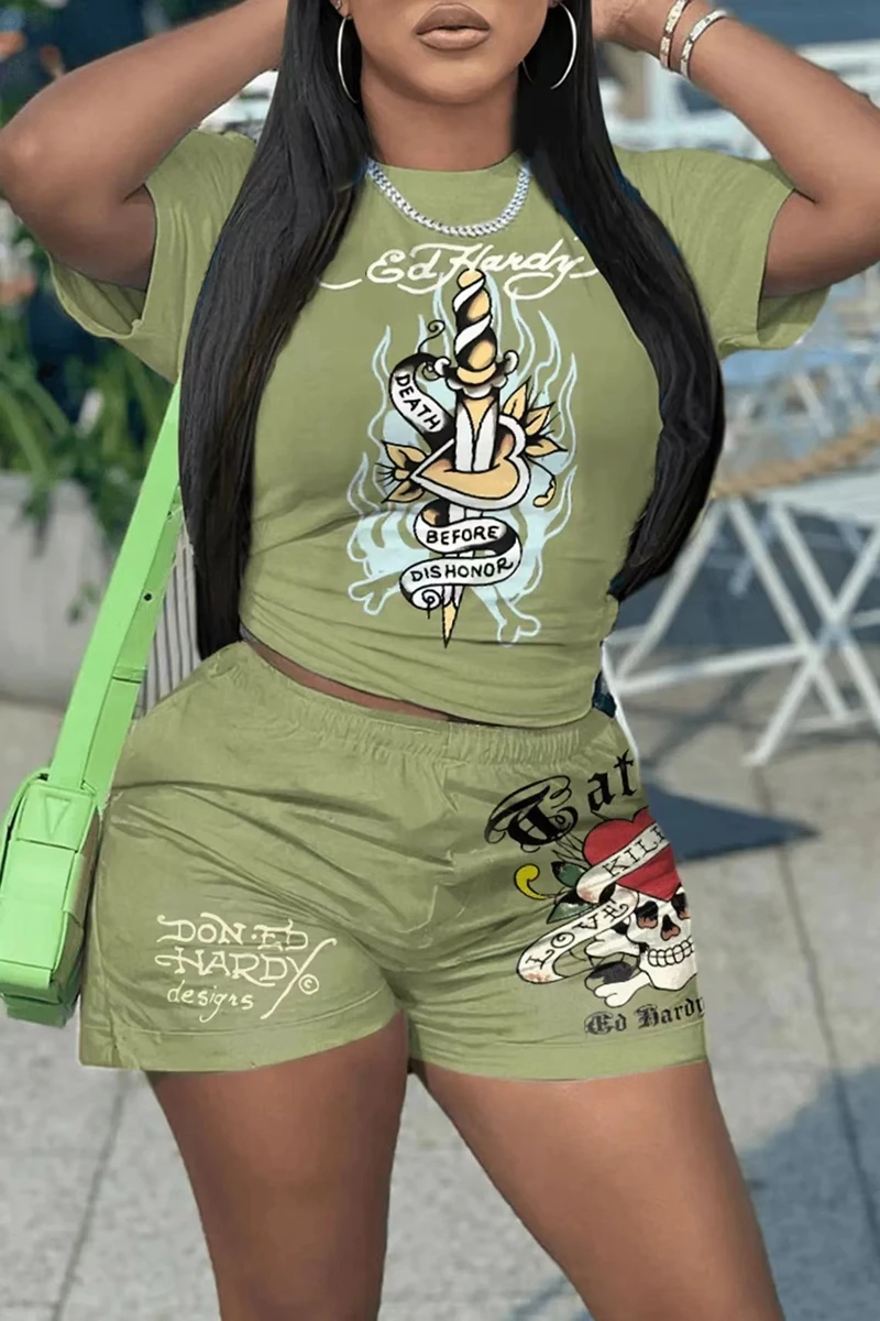 STYLISH LADY Cartoon Letter Printed 2 Piece Set Women Short Sleeve T Shirt and Shorts Suits 2024 Summer Casual Fitness Tracksuit
STYLISH LADY Cartoon Letter Printed 2 Piece Set Women Short Sleeve T Shirt and Shorts Suits 2024 Summer Casual Fitness Tracksuit