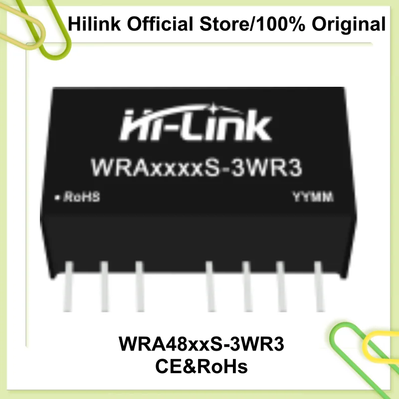 10PCS WRA4805S-3WR3 DC-DC Converter 1500VDC Isolation 12V Input 1500VDC Isolation SIP Package Wide Temperature Industrial grade
10PCS WRA4805S-3WR3 DC-DC Converter 1500VDC Isolation 12V Input 1500VDC Isolation SIP Package Wide Temperature Industrial grade