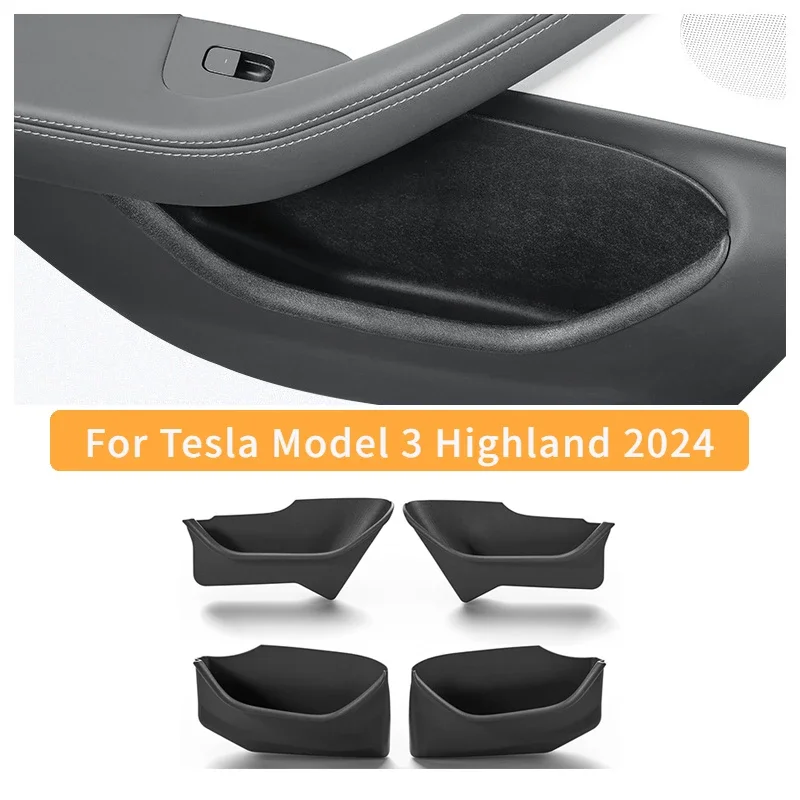 Ящик для хранения боковых дверей автомобиля для Tesla Model 3 Highland 2024, полная крышка, органайзер для передней и задней двери, модификация, аксессуары
Ящик для хранения боковых дверей автомобиля для Tesla Model 3 Highland 2024, полная крышка, органайзер для передней и задней двери, модификация, аксессуары