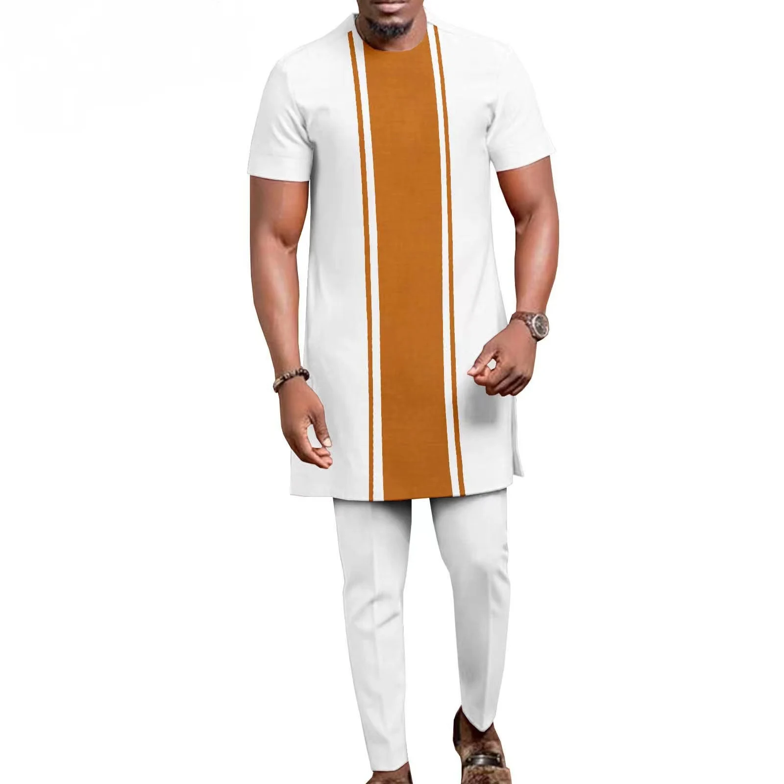 African Men`s Clothing Short Sleeve Dashiki Shirts and Pants 2 Piece Set Plus Size Casual Outfits Ankara Style Blouse
African Men`s Clothing Short Sleeve Dashiki Shirts and Pants 2 Piece Set Plus Size Casual Outfits Ankara Style Blouse