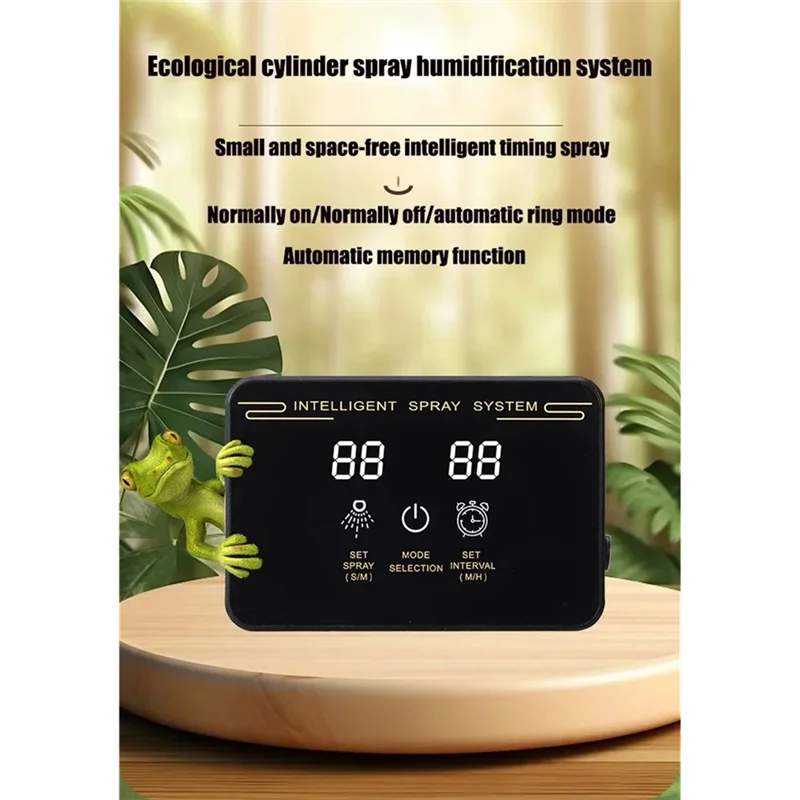 AT63-Electronic Timer Intelligent Spray System Rainforest Crawler Automatic Spray Rainforest Kit Control Sprinkler
AT63-Electronic Timer Intelligent Spray System Rainforest Crawler Automatic Spray Rainforest Kit Control Sprinkler