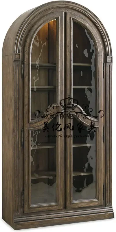 Export French Solid Wood Two-Door Wine Cabinet Bookcase American and European Style Antique Antique Glass Door
Export French Solid Wood Two-Door Wine Cabinet Bookcase American and European Style Antique Antique Glass Door