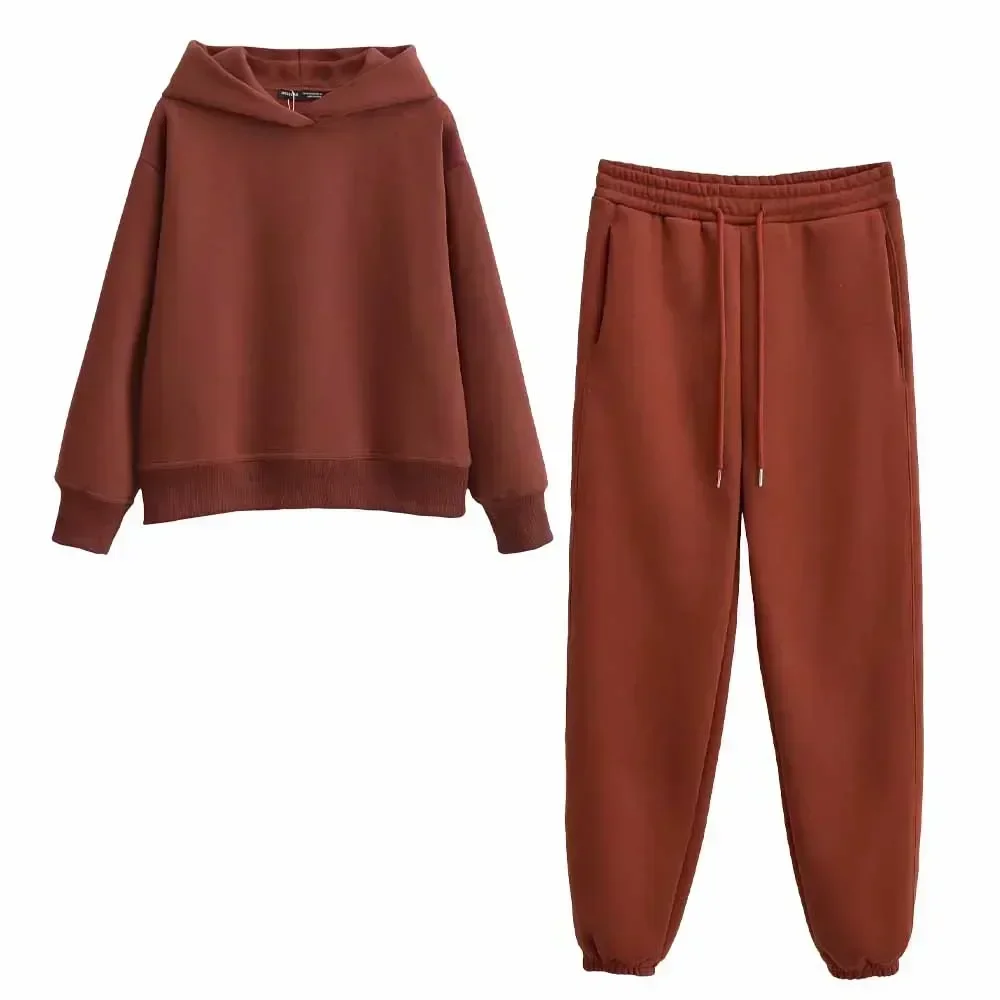 Women 2023 New Fashion Loose plush casual Hooded Sweatshirts Vintage Long Sleeve Female Pullovers Chic Tops + Pants Women's suit
Women 2023 New Fashion Loose plush casual Hooded Sweatshirts Vintage Long Sleeve Female Pullovers Chic Tops + Pants Women's suit