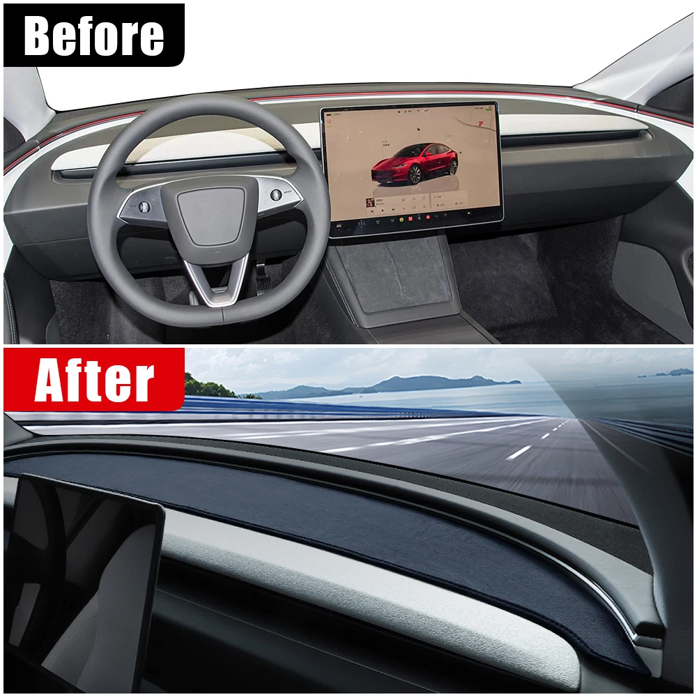 For Tesla Model Y Juniper Launch 2025 2026 Car Dashboard Sun Shade Cover Instrument Panel Mat Non-slip Pad Accessories
For Tesla Model Y Juniper Launch 2025 2026 Car Dashboard Sun Shade Cover Instrument Panel Mat Non-slip Pad Accessories