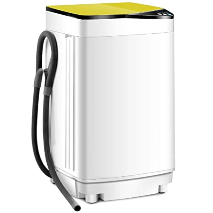 FullAutomatic Compact Washing Machine with 6 Programs and 3 Water Levels for Efficient Laundry Solutions in Dorms RVs and Small