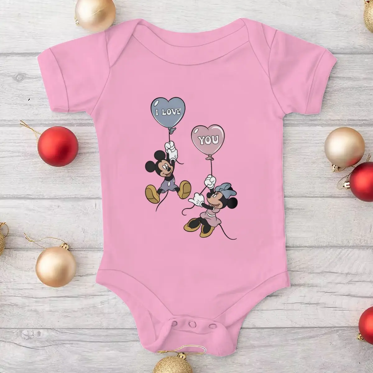 Newborn Girl Boy Bodysuits Love You Mickey Minnie Mouse Valentine Baby Romper Valentine's Day Kawaii Infant Cotton Jumpsuit
Newborn Girl Boy Bodysuits Love You Mickey Minnie Mouse Valentine Baby Romper Valentine's Day Kawaii Infant Cotton Jumpsuit