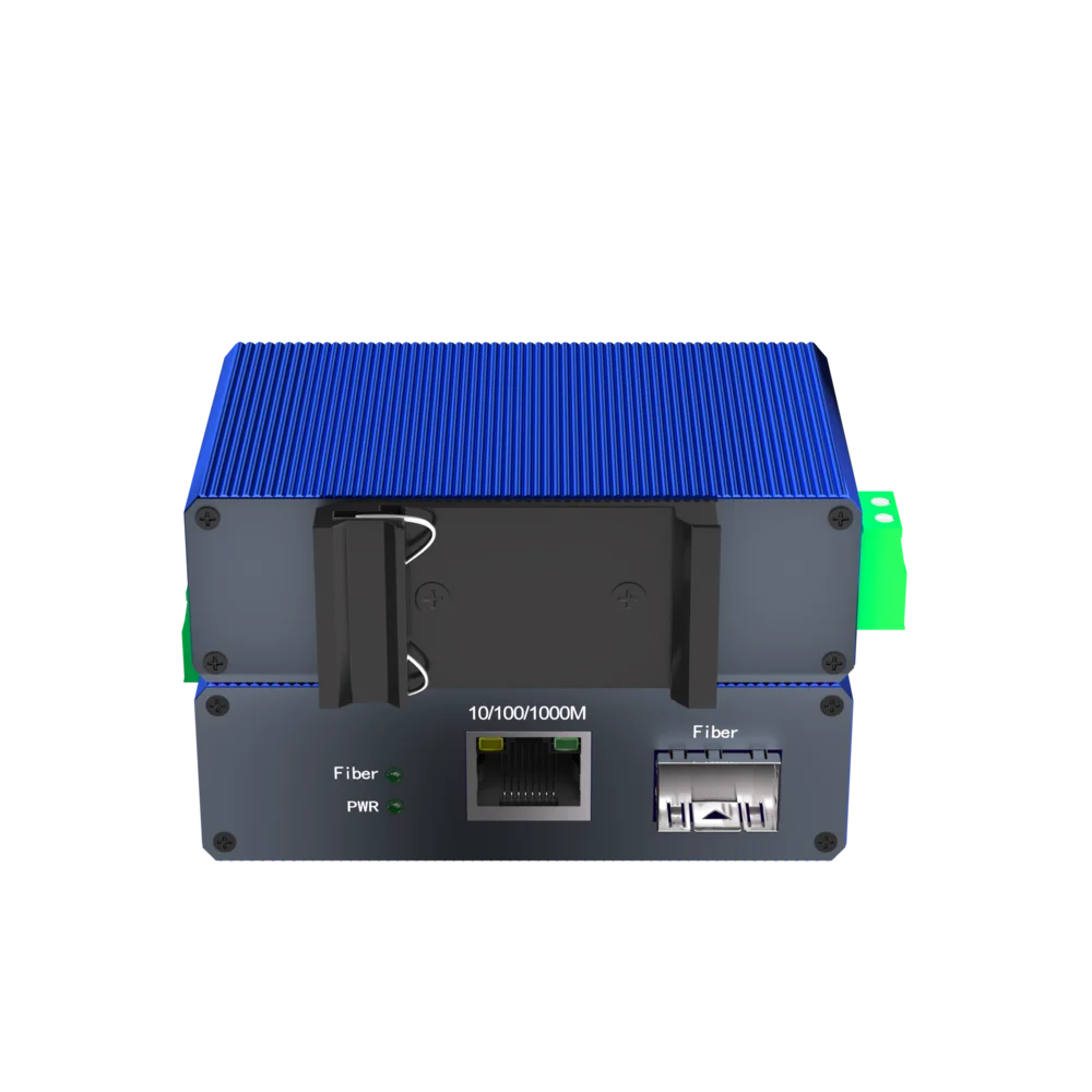 Industrial Mini 1 SFP to 1 10/100/1000M Ethernet Media Converter 9-57V DC Wide Voltage with Surge Protection Din Rail Mount
Industrial Mini 1 SFP to 1 10/100/1000M Ethernet Media Converter 9-57V DC Wide Voltage with Surge Protection Din Rail Mount