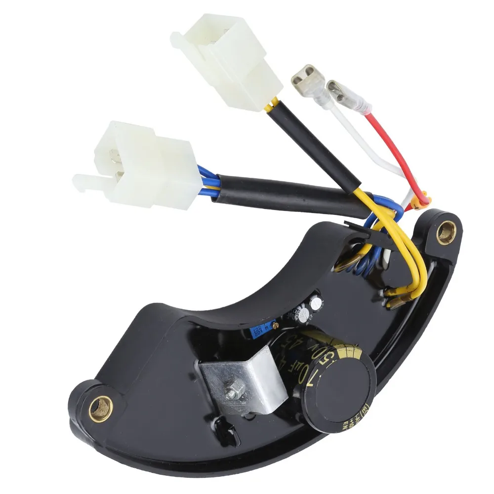 ABS Auto Voltage Regulator Universal Compact Generator Voltage Regulator Half Moon Shape Black for 5-6.5KW Generator
ABS Auto Voltage Regulator Universal Compact Generator Voltage Regulator Half Moon Shape Black for 5-6.5KW Generator