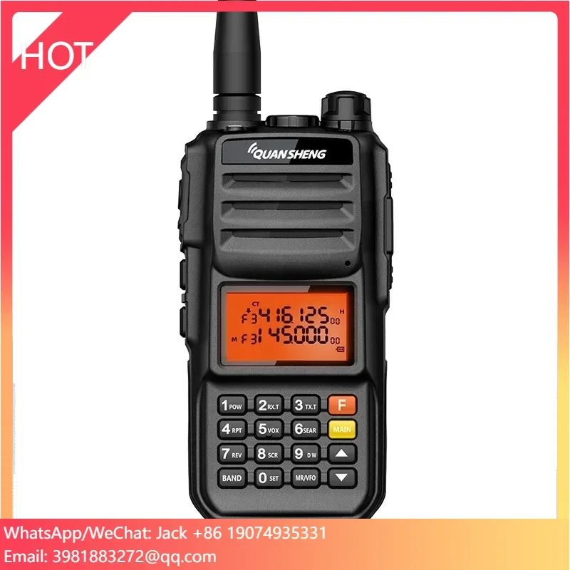 Quansheng TG-UV2 Plus Handheld Portable Two-way Radio UHF VHF FM 4000mah Walkie Talkie Long Range Channel Scanning Full Keyboard
Quansheng TG-UV2 Plus Handheld Portable Two-way Radio UHF VHF FM 4000mah Walkie Talkie Long Range Channel Scanning Full Keyboard