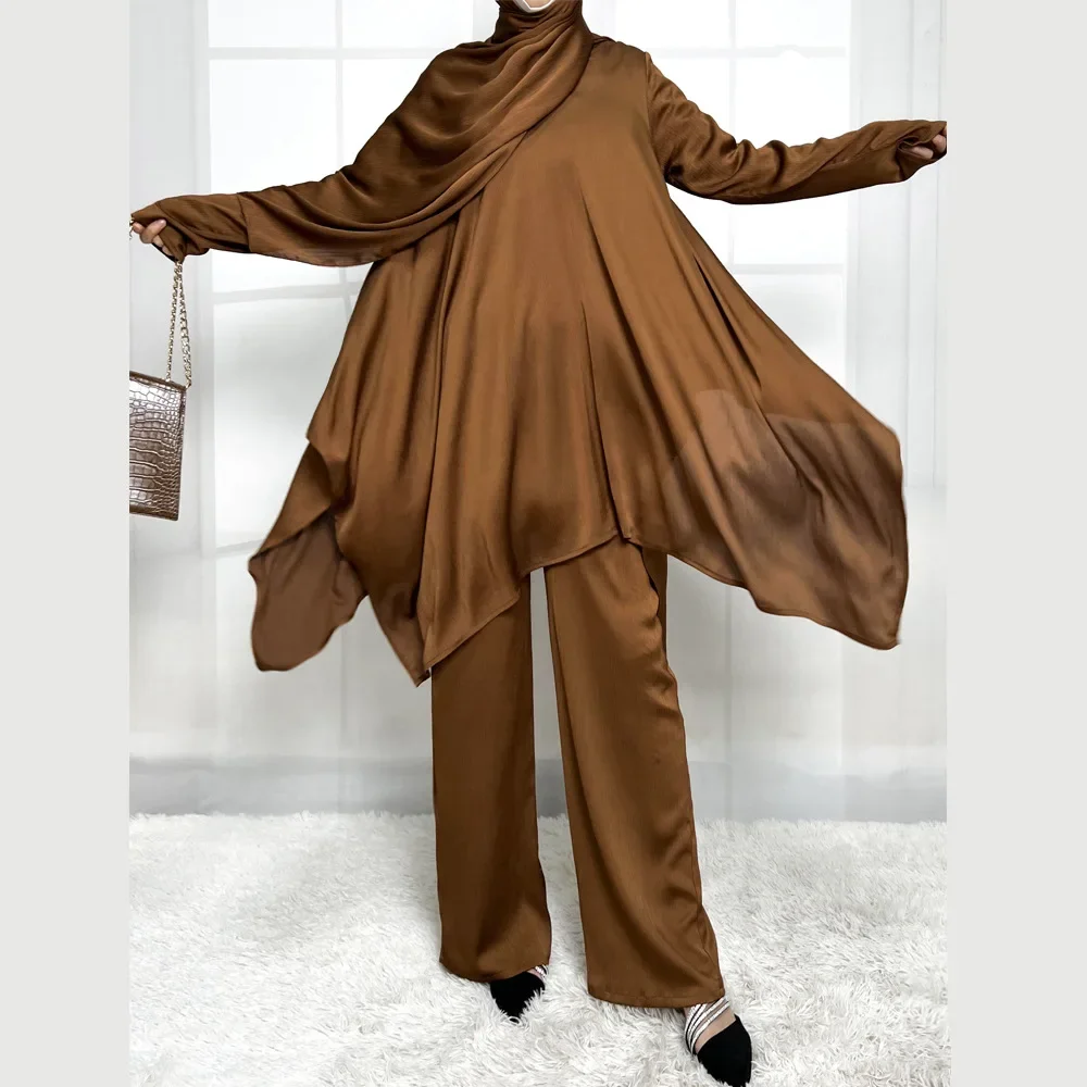 Рамадан мусульманские женские топы и брюки комплекты из 2 предметов Турция кафтан Абая платье арабский костюм наряды исламская одежда Femme Musulmane ансамбли
Рамадан мусульманские женские топы и брюки комплекты из 2 предметов Турция кафтан Абая платье арабский костюм наряды исламская одежда Femme Musulmane ансамбли