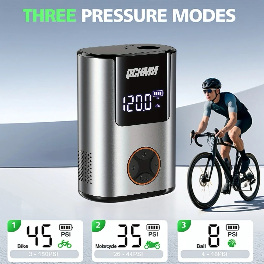 Мини-велосипедный насос, электрический велосипедный воздушный насос с манометром, сверхмаленький велосипедный насос с аккумулятором 150 PSI
Мини-велосипедный насос, электрический велосипедный воздушный насос с манометром, сверхмаленький велосипедный насос с аккумулятором 150 PSI