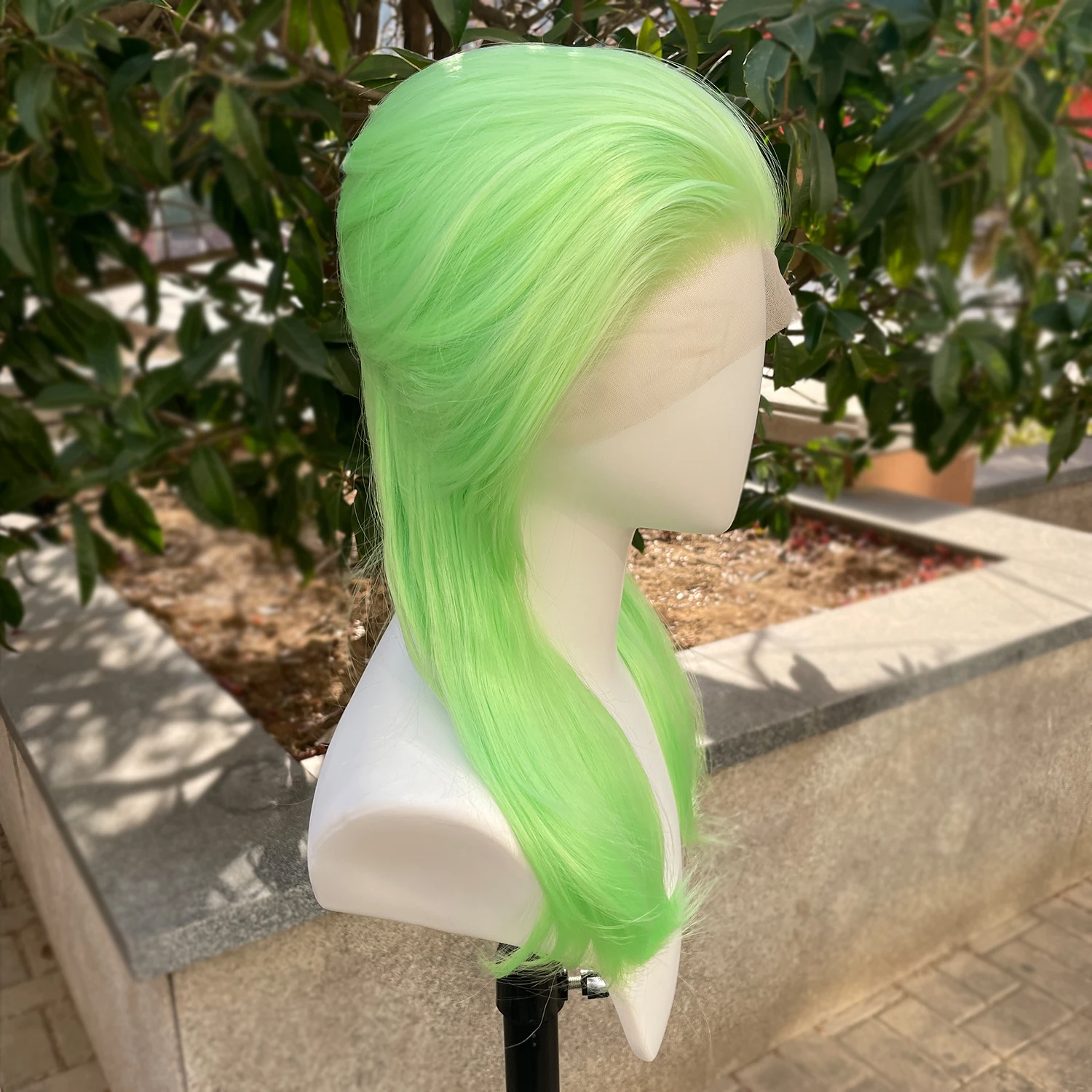 Light Green Rocker Cosplay Wigs for Men 13x4 Synthetic Lace Front Wigs for Women Shoulder Length Short Curly Wigs with Ponytails
Light Green Rocker Cosplay Wigs for Men 13x4 Synthetic Lace Front Wigs for Women Shoulder Length Short Curly Wigs with Ponytails