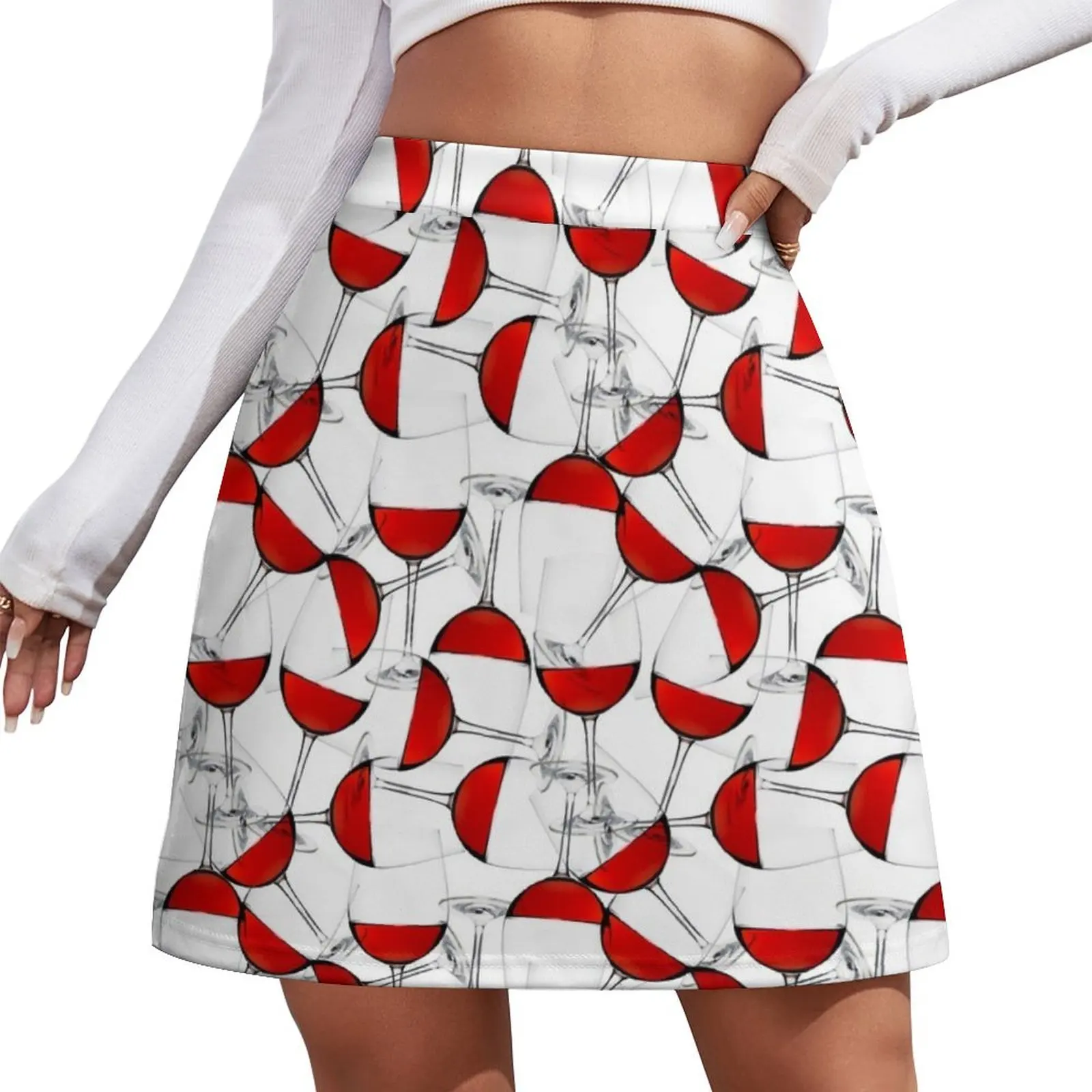Wine Glasses Tossed Print Mini Skirt japanese kawaii clothes shorts short skirt Mini Skirt
Wine Glasses Tossed Print Mini Skirt japanese kawaii clothes shorts short skirt Mini Skirt