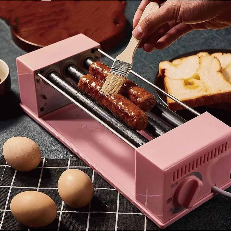 150W Desktop Grilled Sausage Machine 3-Tube Hot Dog Machine Home Dormitory BBQ Tools Ball Corn Ham Sausage Breakfast Machine
150W Desktop Grilled Sausage Machine 3-Tube Hot Dog Machine Home Dormitory BBQ Tools Ball Corn Ham Sausage Breakfast Machine