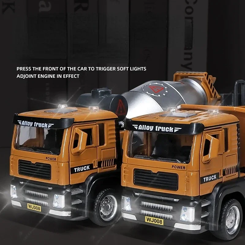 Alloy Excavator Toy Car Children Simulation Engineering Vehicle Bulldozer 1/50 Road Roller Mixer Truck Model Kids Scale Boy Gift
Alloy Excavator Toy Car Children Simulation Engineering Vehicle Bulldozer 1/50 Road Roller Mixer Truck Model Kids Scale Boy Gift